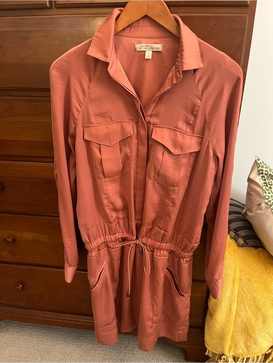 Banana Republic Dresses & Skirts - Banana Republic Dusty Rose Safari Style Mini Dress